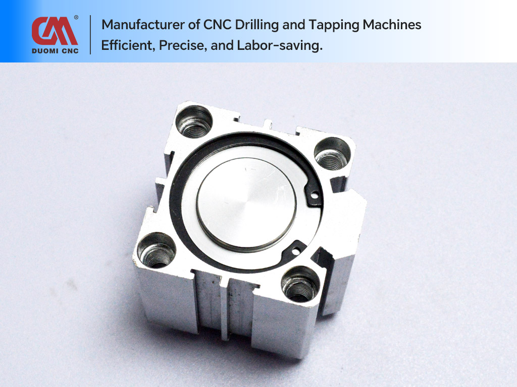 CNC Drilling and Tapping of Cylinders