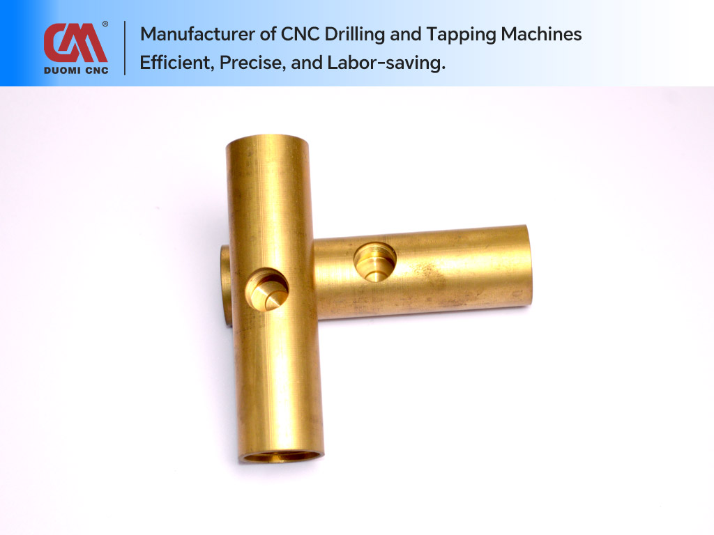 CNC Drilling and Tapping of Horseshoe-Shaped Copper Terminals