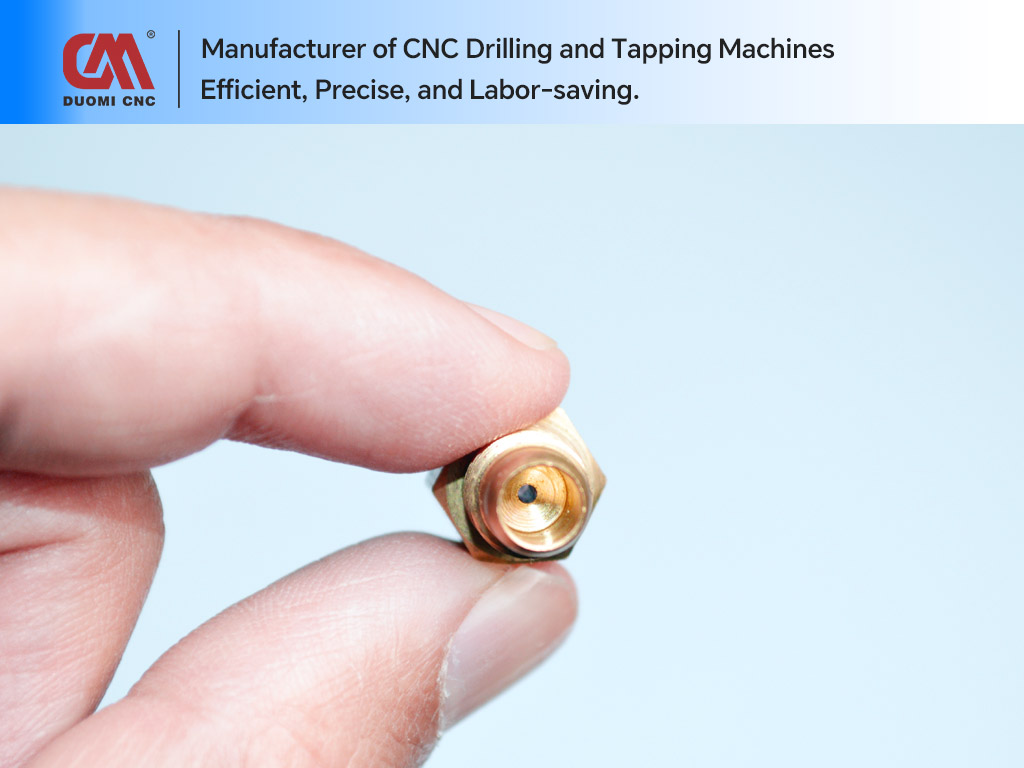 CNC Drilling of Copper Nozzles