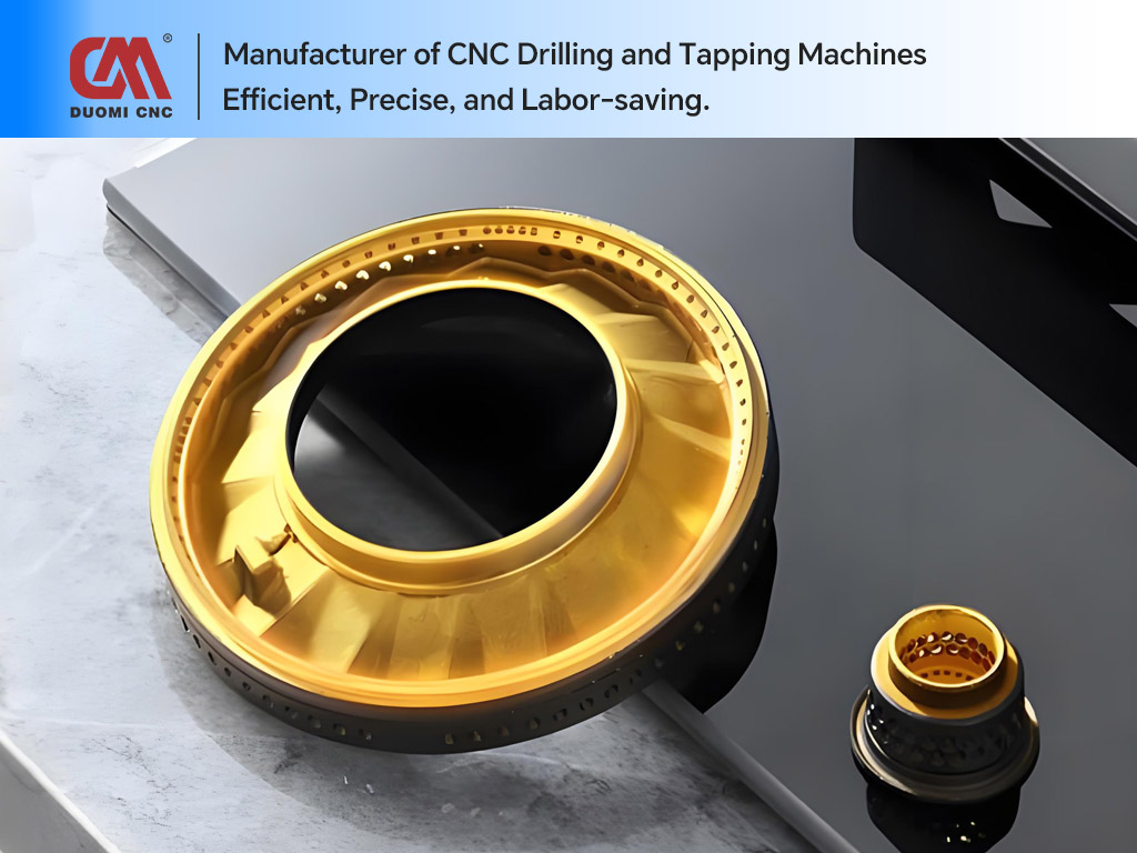 CNC Drilling of Flame Diffusers and Burner Caps for Gas Stoves