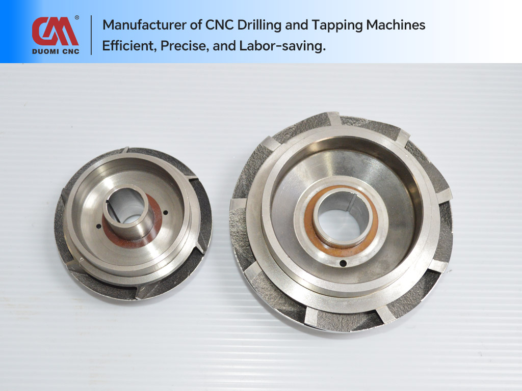 CNC Drilling and Tapping of Motor Turbine Blades
