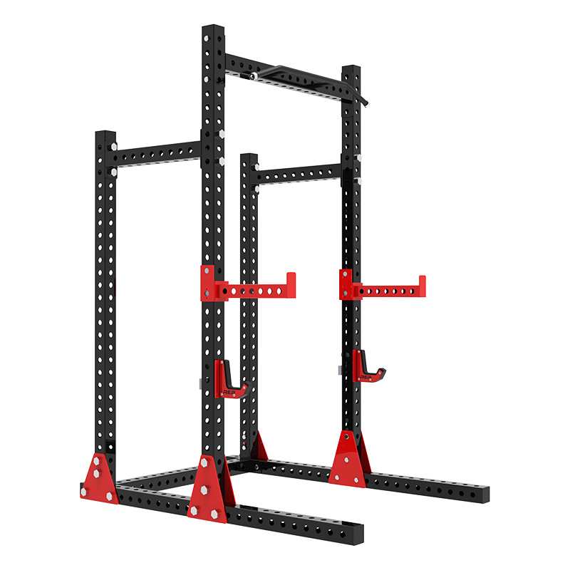 CNC Drilling and Tapping on Power Rack Fitness Equipment
