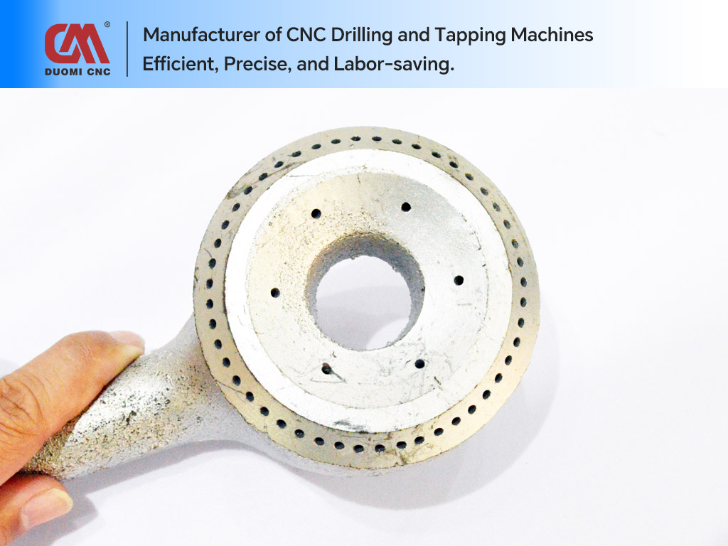 CNC Drilling of Multiple Holes in High-Heat Burner Heads