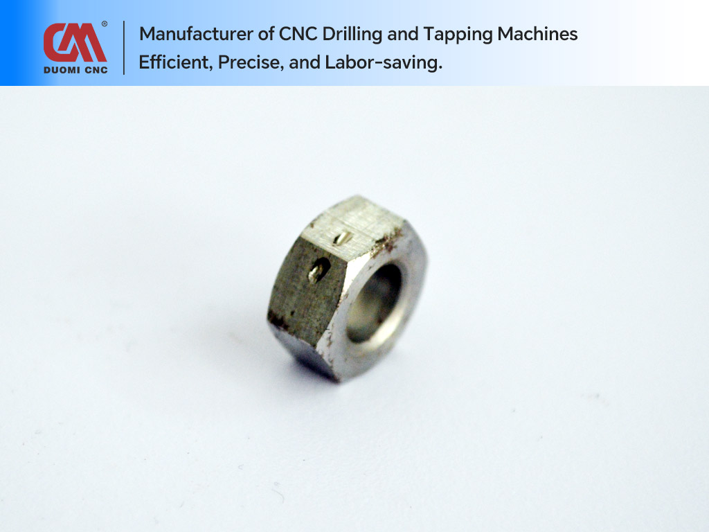 CNC Drilling of Tapered Holes in Nut Caps