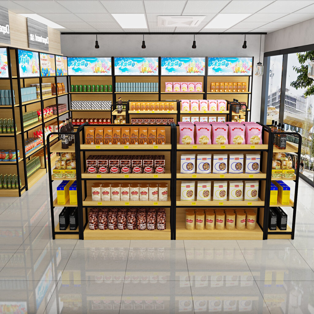 Shelving Display Cabinets and Cosmetic Display Stands