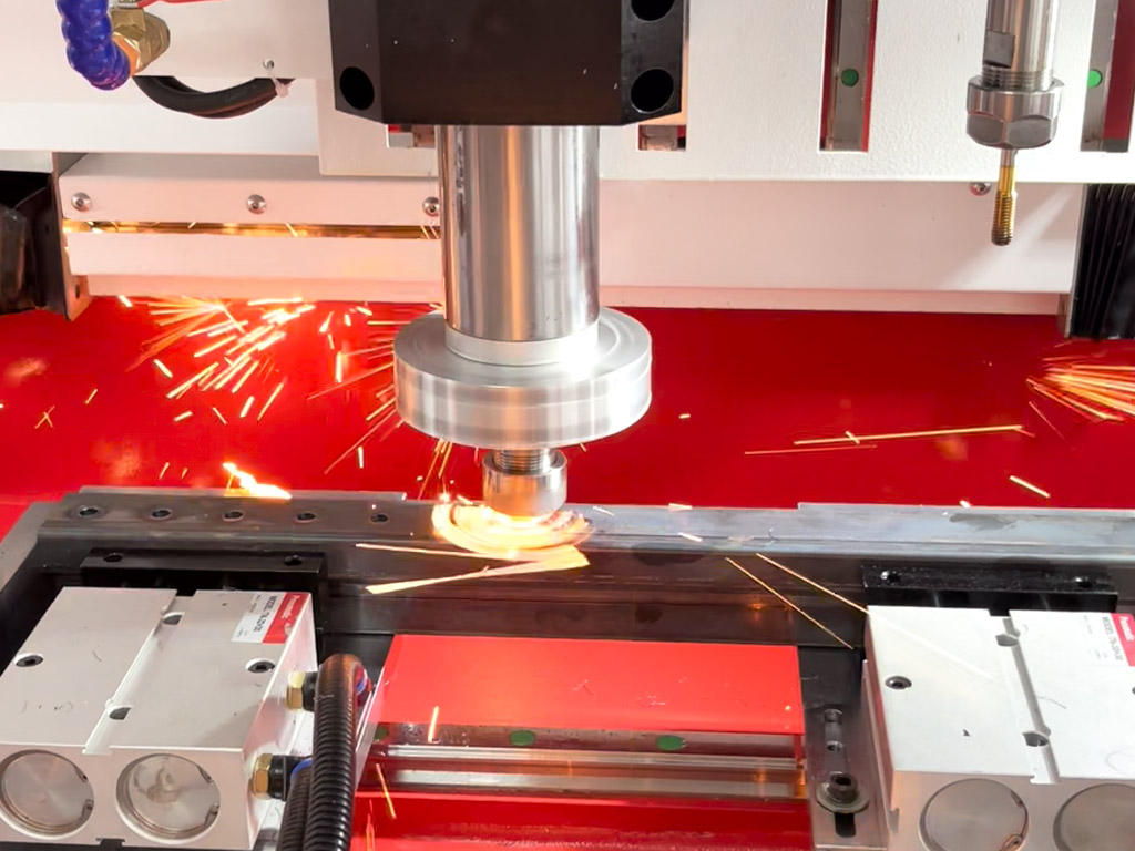 Thermal Friction Drilling and Tapping of Square Tubes for Display Racks