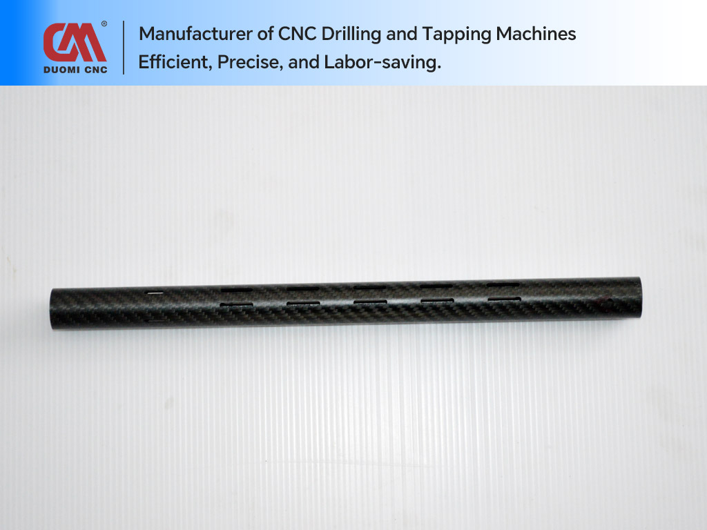 CNC Drilling and Slotting of Carbon Fiber Tubes
