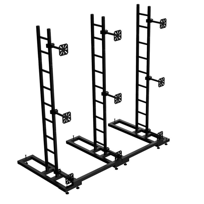 Aluminum Alloy LED Display Backdrop Frame, Quick-Mount Bracket, and Outdoor Rectangular Tube Support – CNC Drilling and Tapping