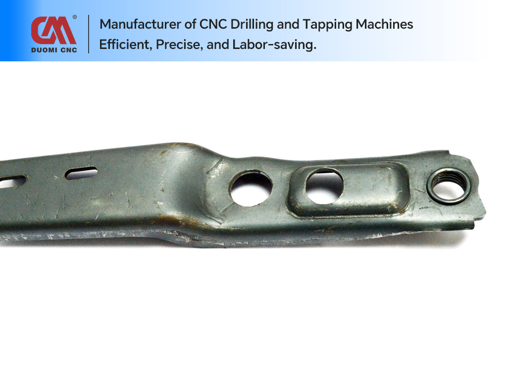Thermal Friction Drilling and Tapping of Automotive Parts Skeleton Iron Brackets