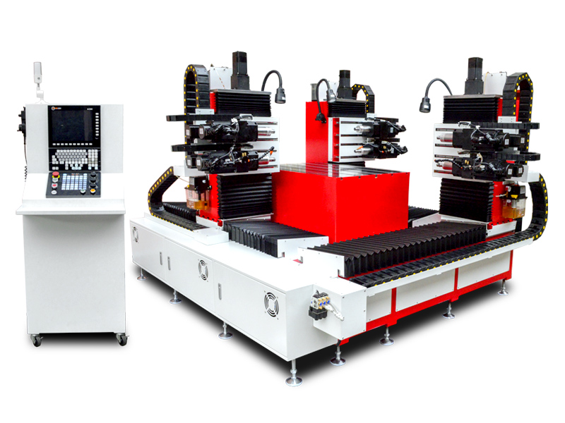 6-Spindle Horizontal CNC Drilling & Tapping Machine for One-Time Processing