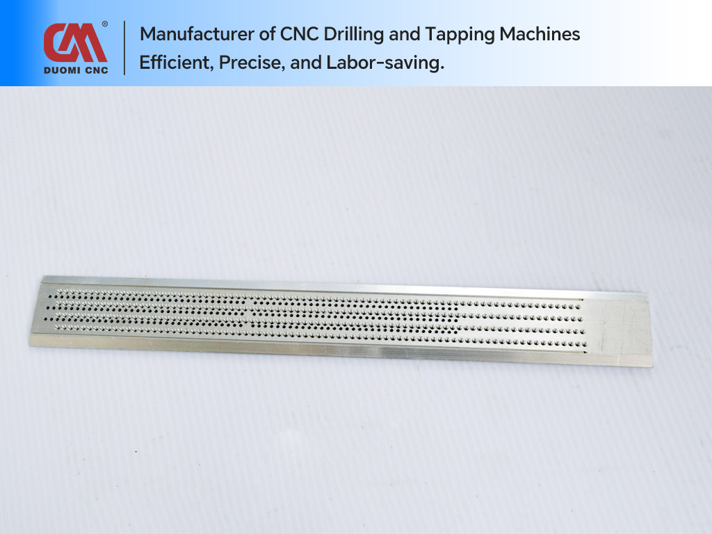 Powerful CNC High Speed Drilling Machine | Boost Productivity with DUOMI CNC 2 CNC Drilling and Chamfering on Aluminum Materials