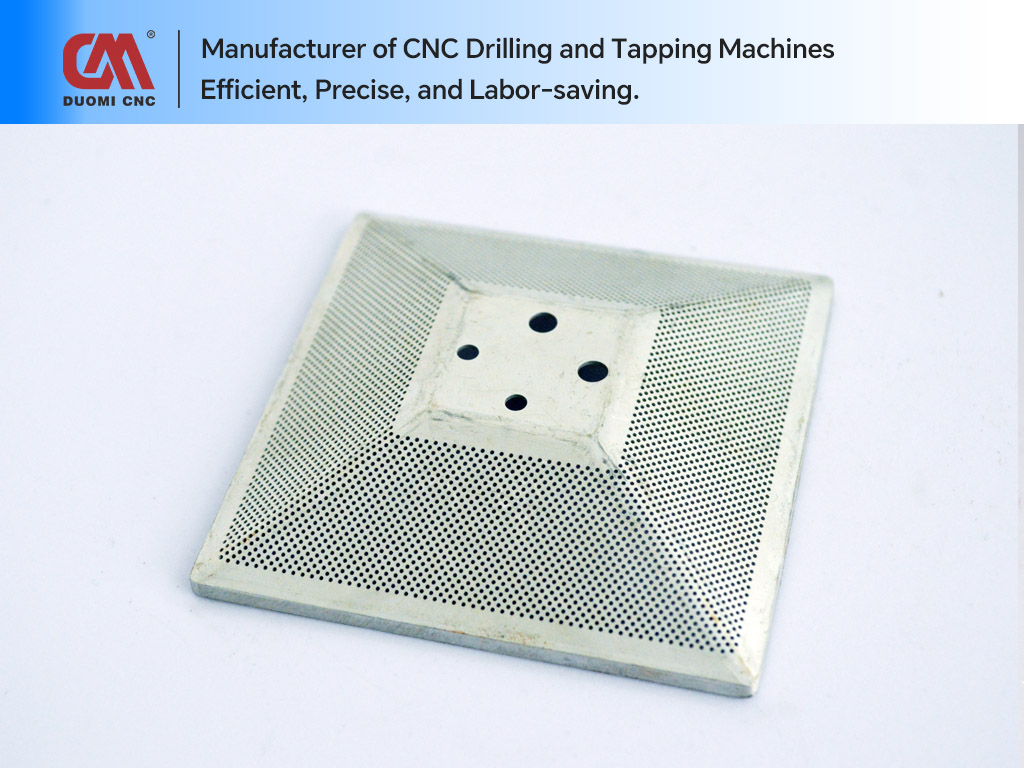 Drill Small Hole in Metal with Precision – Why DUOMI CNC Leads the Way 3 CNC Drilling and Multi Tapping of Aluminum Bases 1