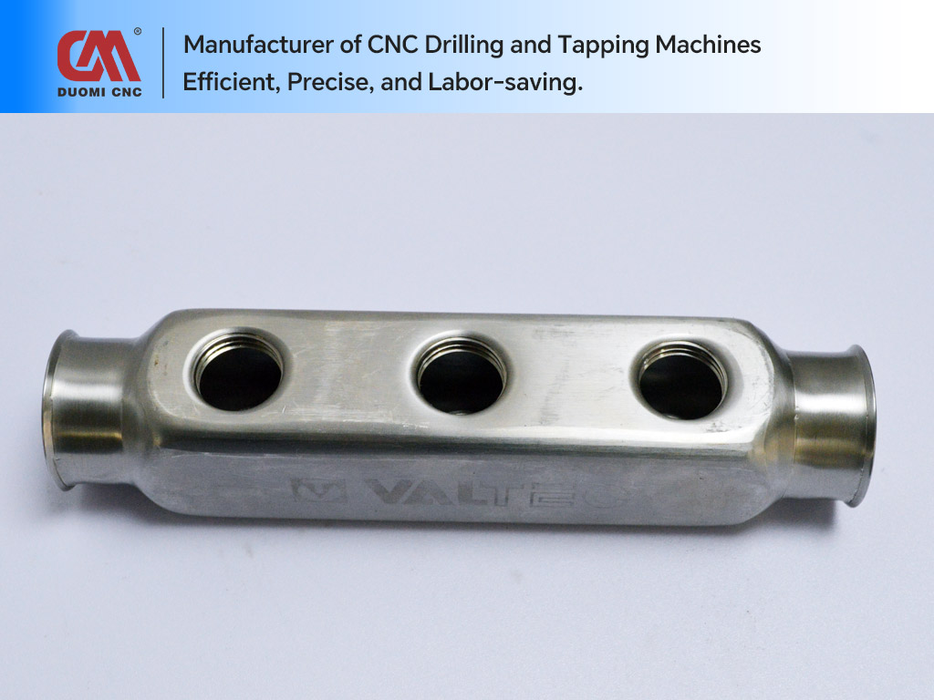 Stainless Steel Drilling Machine – Power and Precision by DUOMI CNC 2 CNC Drilling and Tapping of Industrial Valves