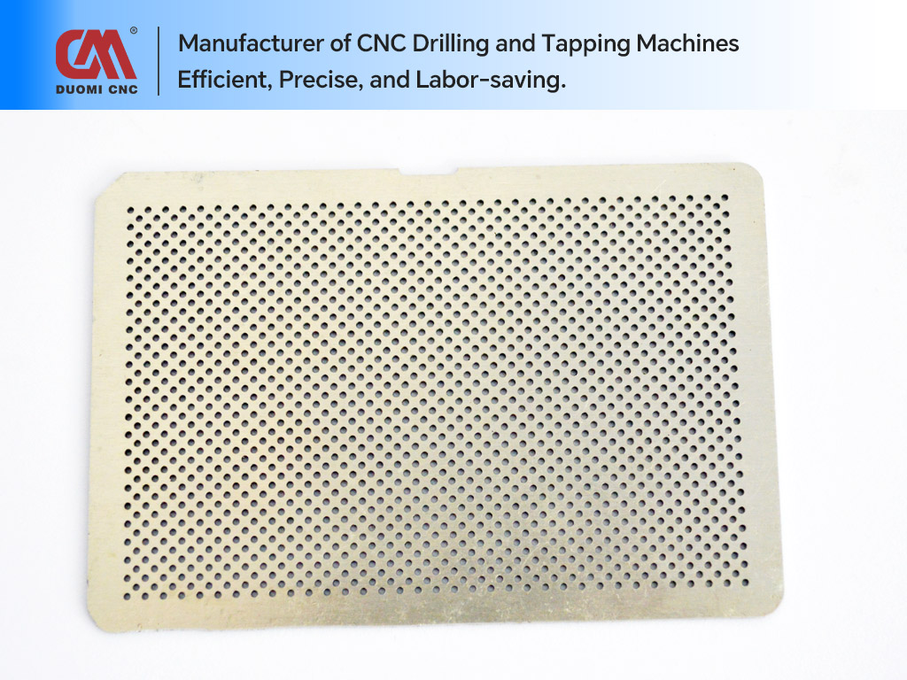 Powerful CNC High Speed Drilling Machine | Boost Productivity with DUOMI CNC 7 CNC Drilling of Small Holes Over a Large Area in Aluminum Plates