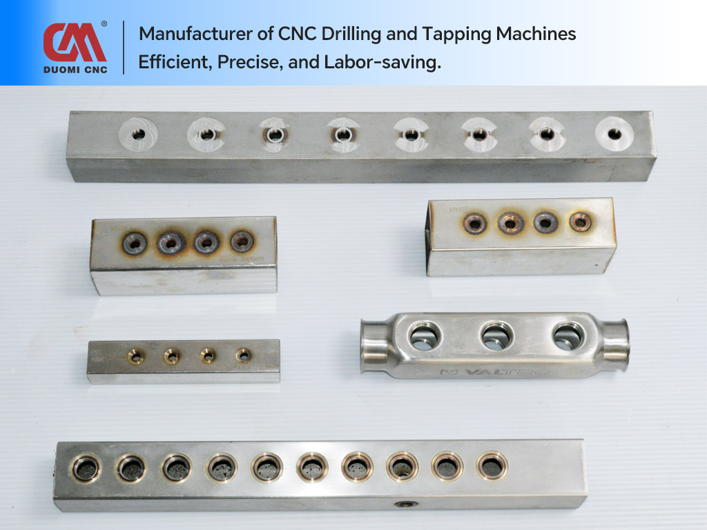 CNC Horizontal Drilling Machine – Super Power with 5 Key Benefits 2 Thermal Friction Drilling and Tapping Effect on Industrial Square Tubes